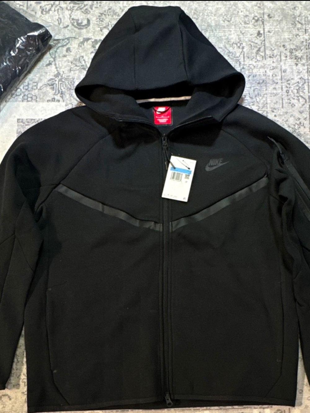 Nike Black Full-Zip Performance Hooded Jacket